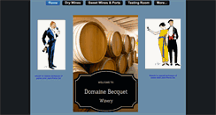 Desktop Screenshot of becquetwinery.com